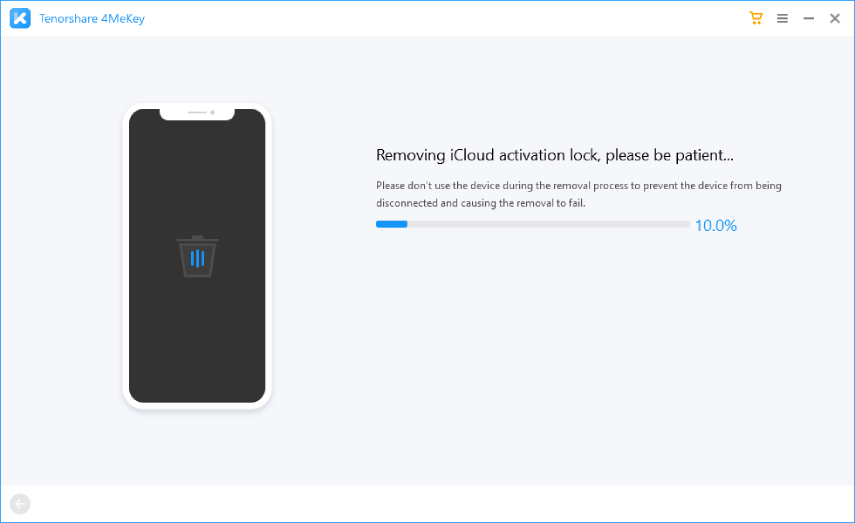 removing icloud - 4MeKey guide