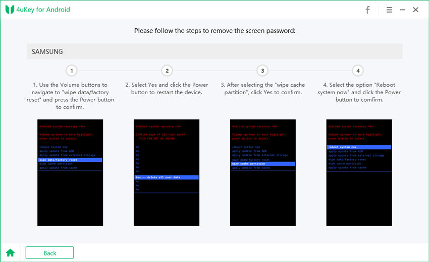 4ukey for android reboot system