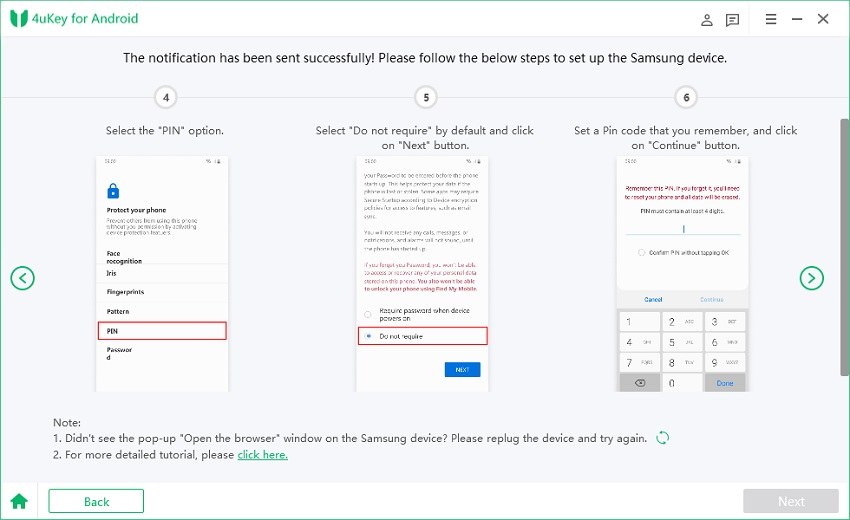 set up screen unlock pattern tenorshare 4ukey for android