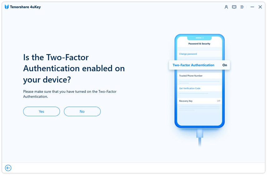 enable the two factor authentication