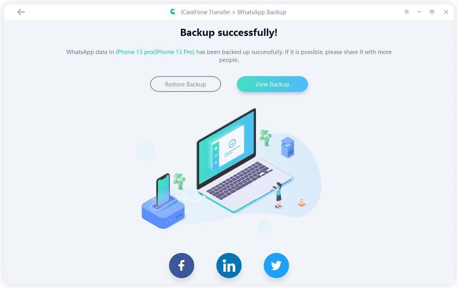backing up whatsapp data on iphone successfully -guide