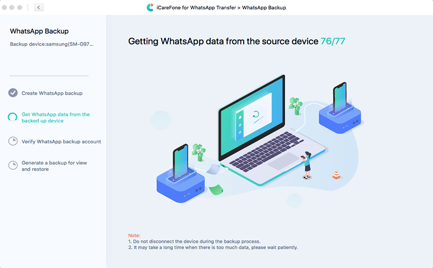 get whatsapp backup file on android