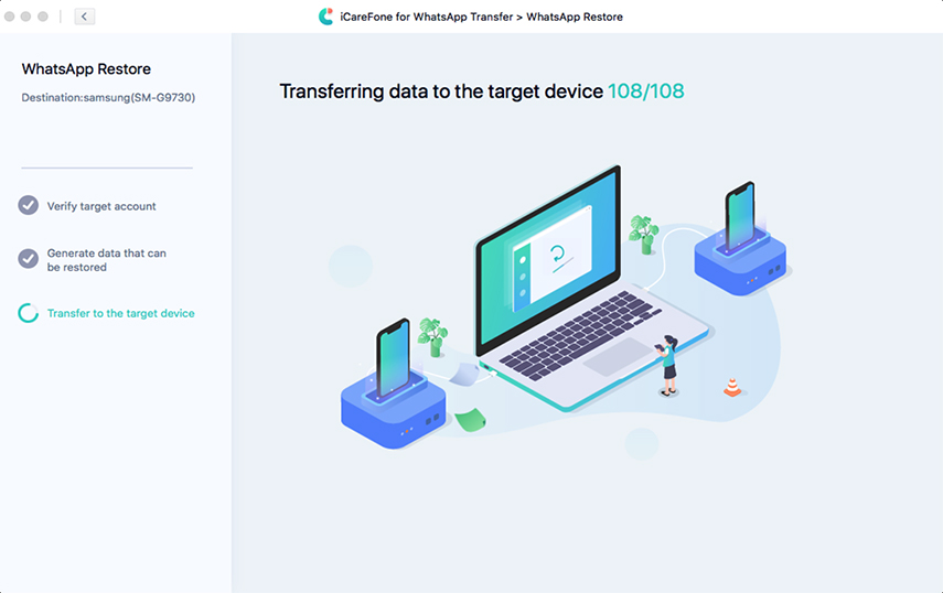 transfer whatsapp data to android - guide