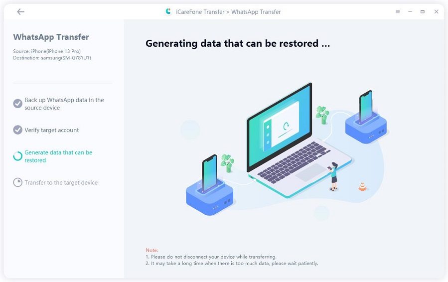 generating data that can be restored