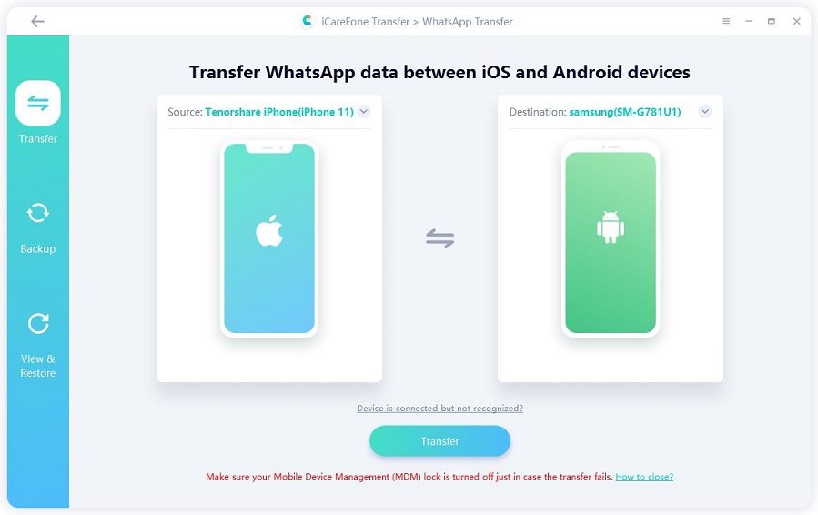 transfer from iphone to android