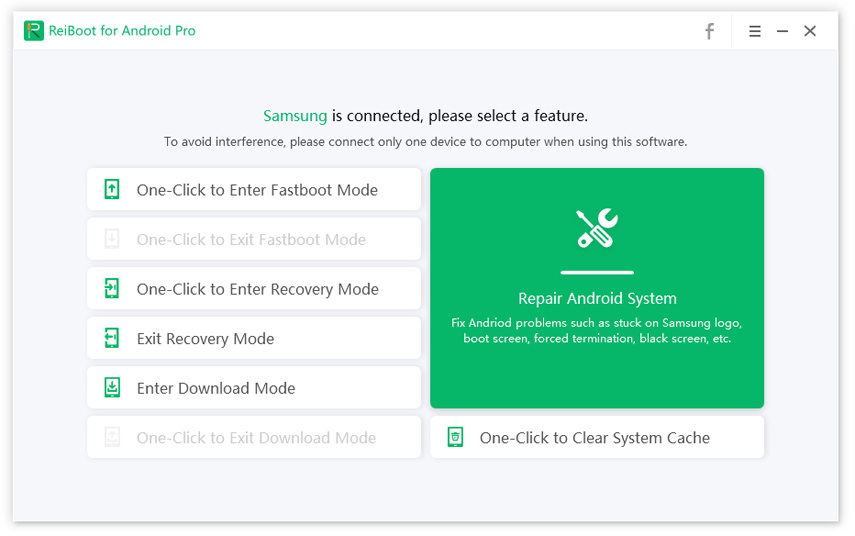 ternoshare reiboot for android key feature of repair android system