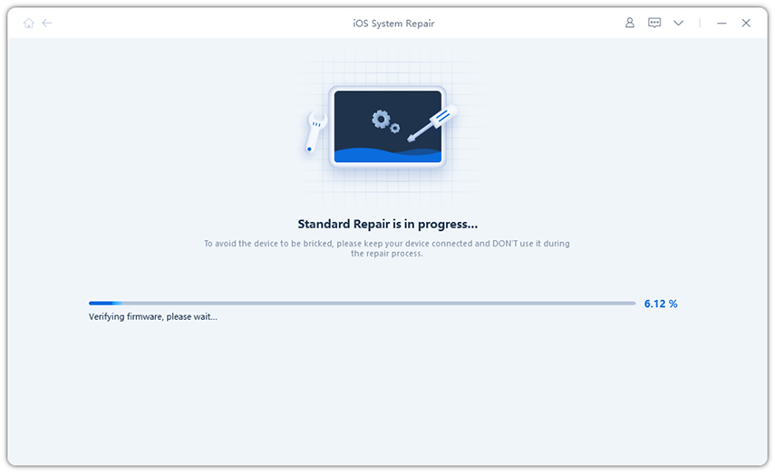 downloaden van firmware proces herstarten