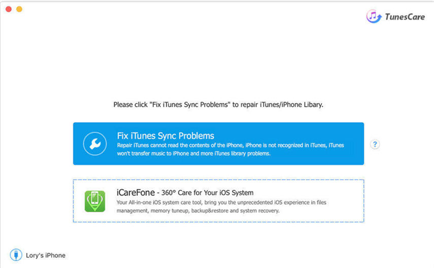 fix itunes sync problems with tunescare for mac
