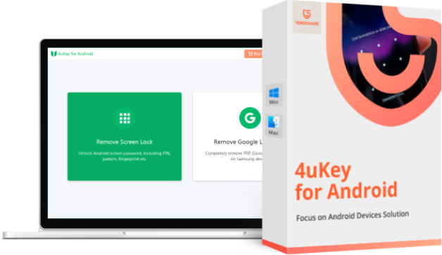 4ukey for android is a professional android unlocker