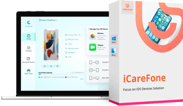 icarefone product box