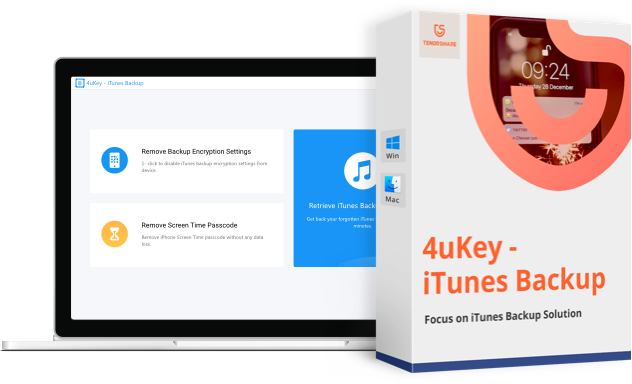 4ukey iTunes reservekopie Ontgrendeling - Productdoos