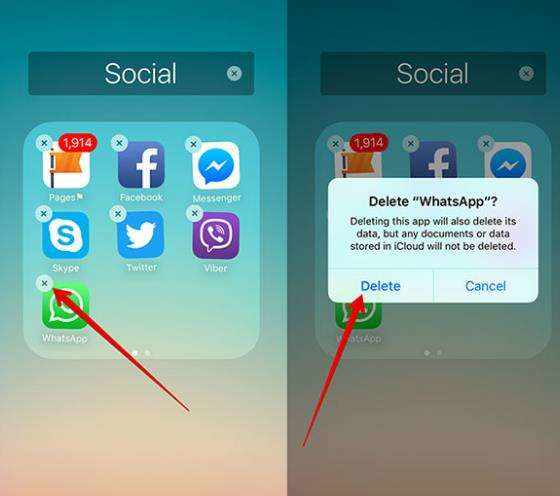WhatsApp verwijderen