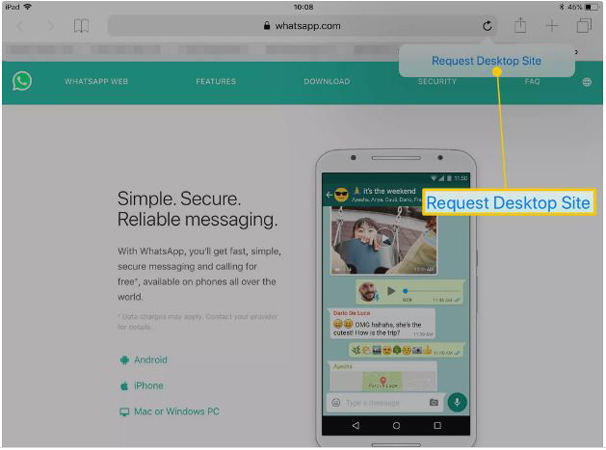 whatsapp voor ipad gratis