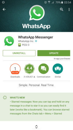 whatsapp is tijdelijk niet beschikbaar, probeer het over 5 minuten opnieuw
